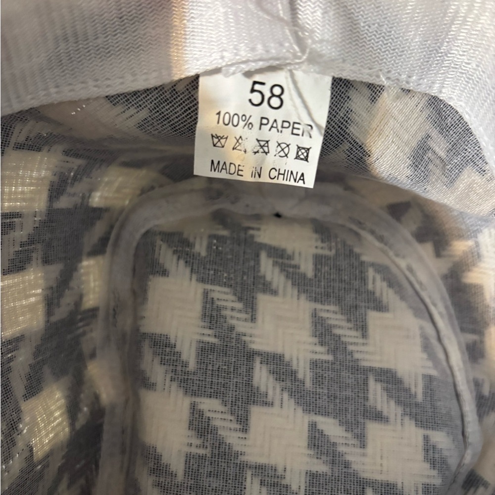 Houndstooth fedora - Picture 2 of 3